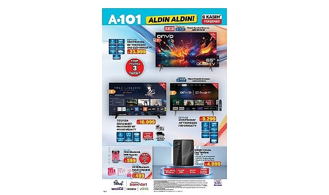 6 Kasım’da A101’de Teknolojik Ürünler Tüketiciyle Buluşuyor