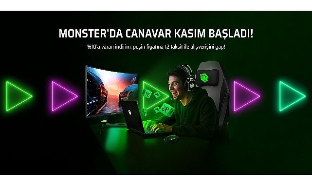 Kasım ayında Monster’dan canavar gibi indirim kampanyası