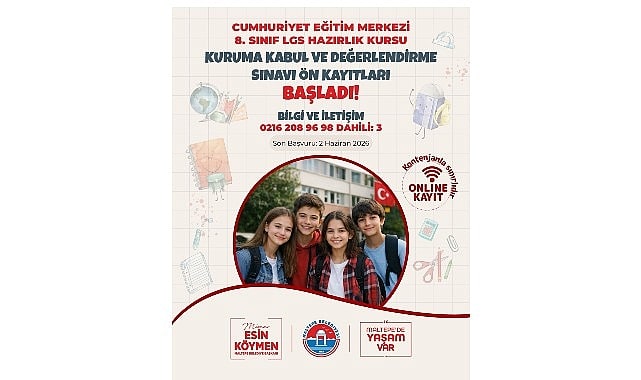 Maltepe Belediyesi’nin LGS Hazırlık Kursları’na başvuruları başladı